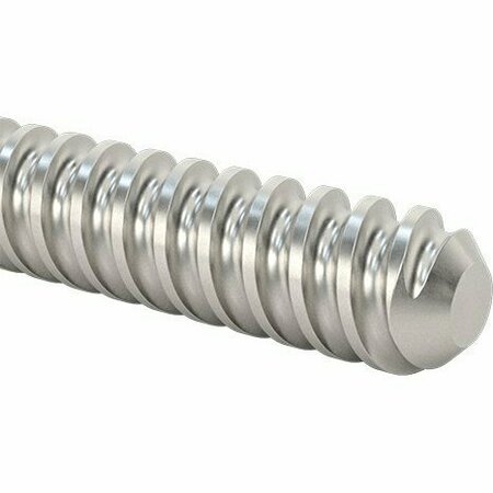 BSC PREFERRED Ball Screw Fast-Travel 1-1/2-2 Thread 2 Thread Starts 4 Feet Long 3405N125